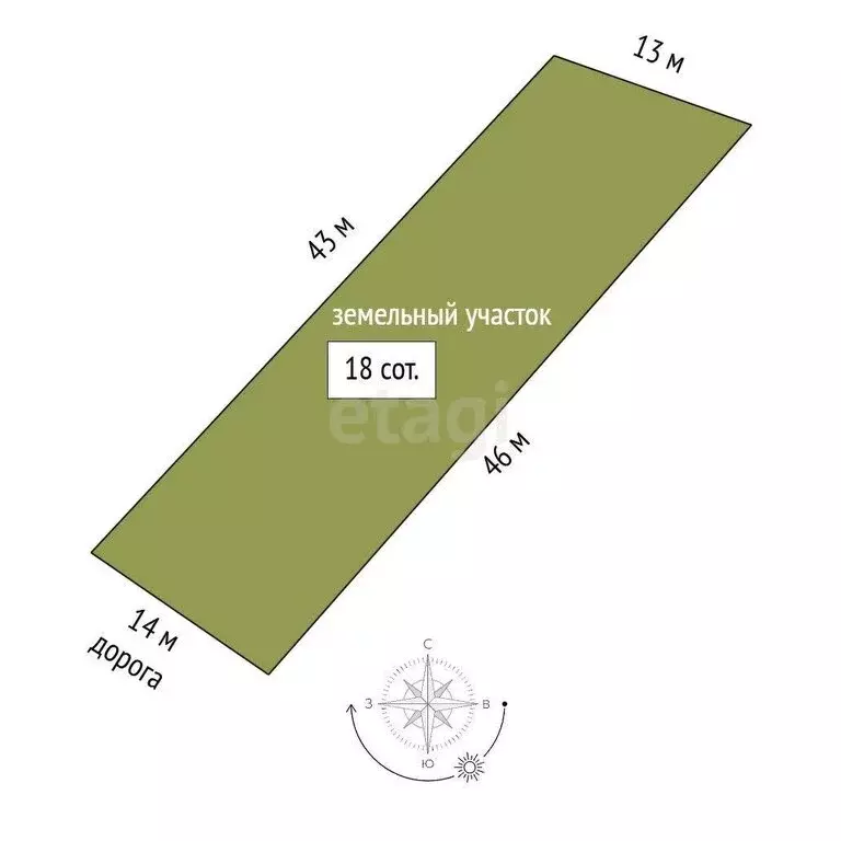 Дом в село Чернышово, Комсомольская улица (48.3 м) - Фото 1