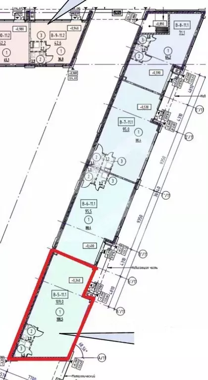 Помещение свободного назначения в Москва 3-я оч., Шагал жилой ... - Фото 2