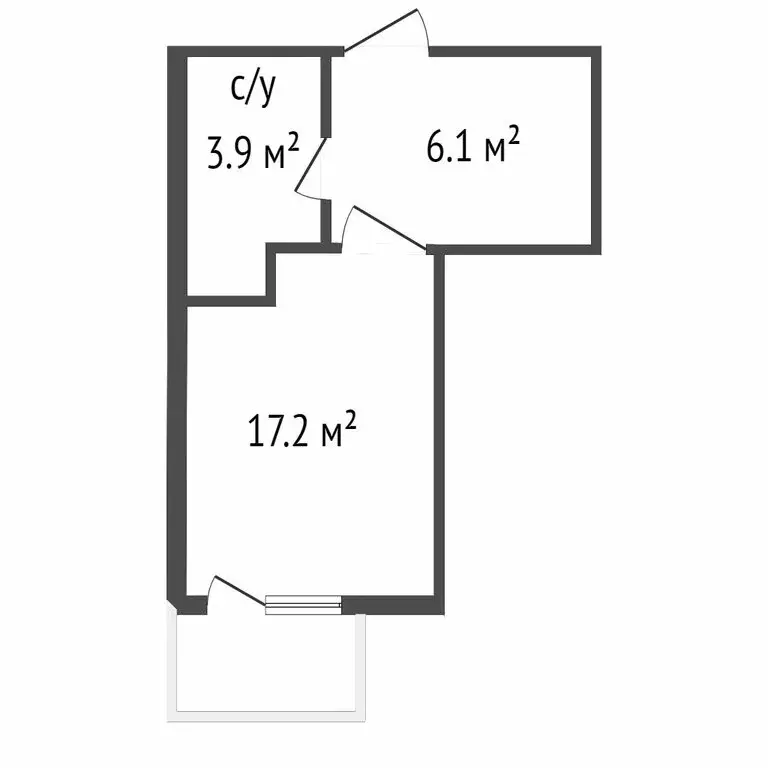 1-комнатная квартира: Новосибирск, Сухарная улица, 96 (47 м) - Фото 1