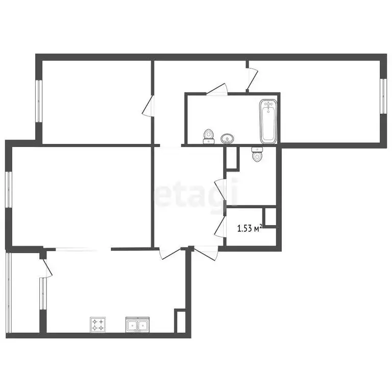 Дом в Лесколовское сельское поселение, деревня Рохма (43.1 м) - Фото 2