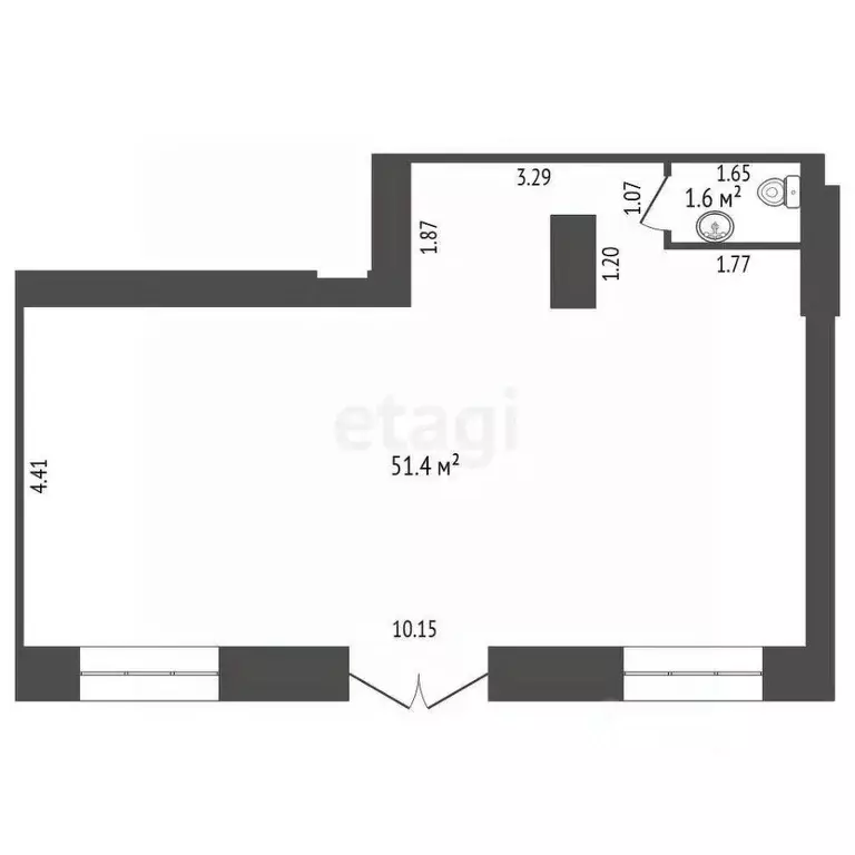 Помещение свободного назначения в Самарская область, Самара просп. ... - Фото 2