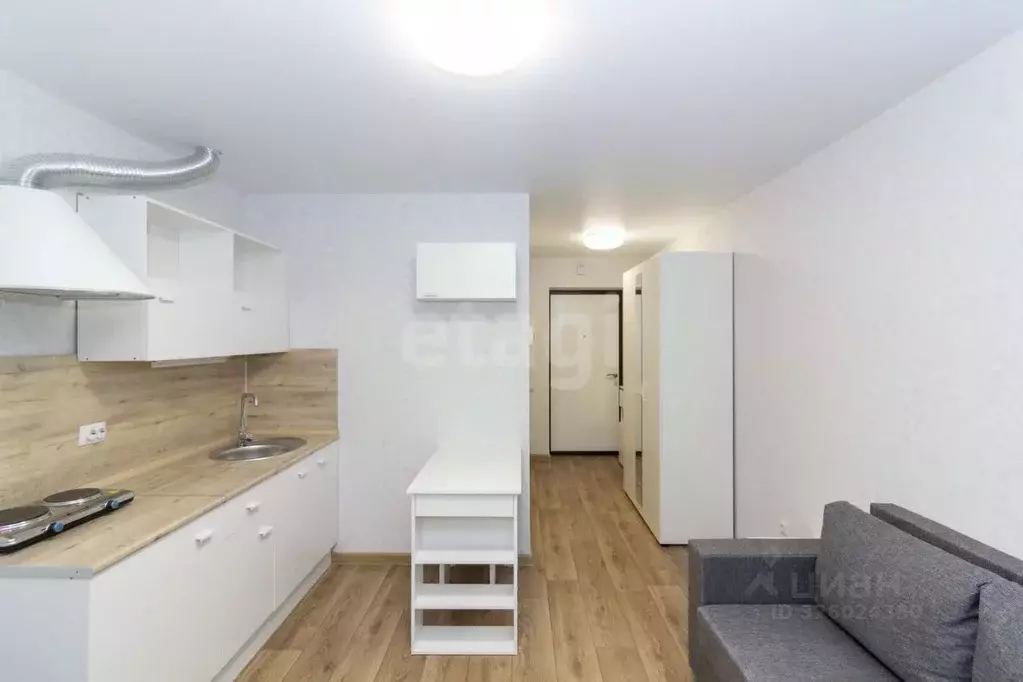 Студия Тюменская область, Тюмень ул. Новоселов, 113 (21.0 м) - Фото 1