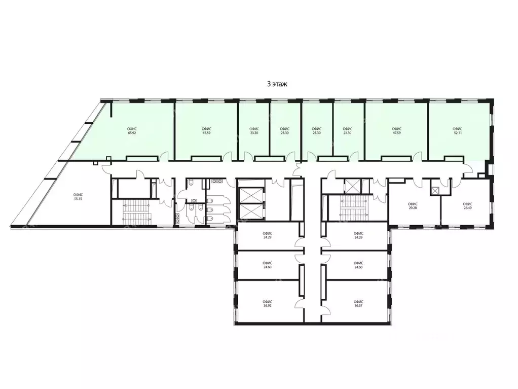 Офис в Санкт-Петербург Цветочная ул., 2 (306 м) - Фото 2