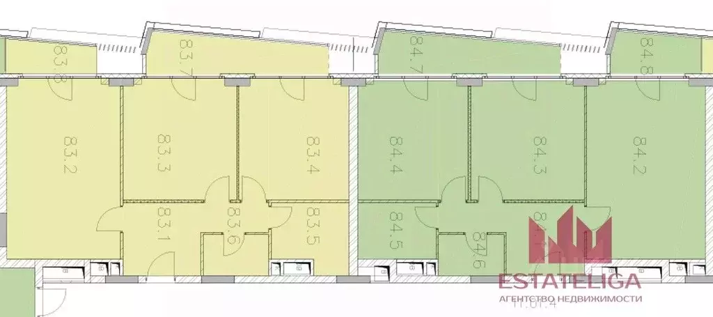 5-к кв. Москва ул. Янковского, 1к1 (147.5 м) - Фото 2