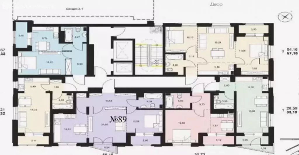 2-комнатная квартира: Иркутск, улица Берёзовая Роща, 13В (59.07 м) - Фото 1