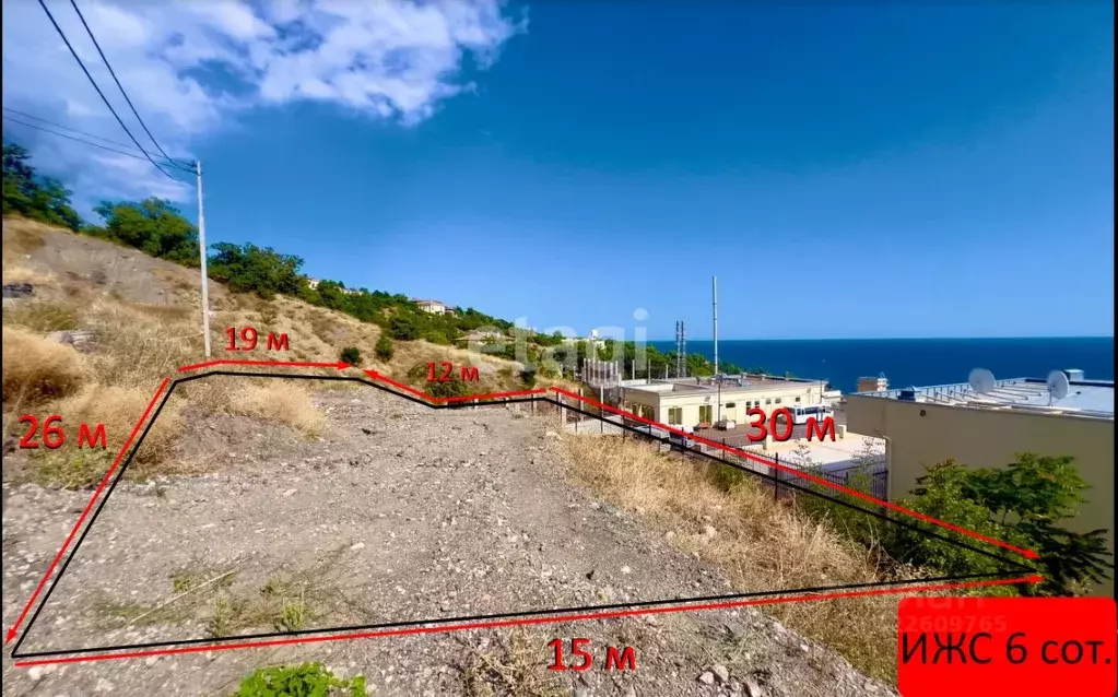 Участок в Крым, Ялта муниципальный округ, Парковое пгт ш. Парковое ... - Фото 1