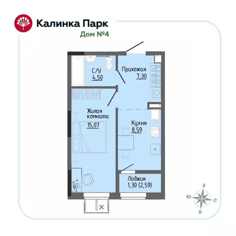 1-к кв. Удмуртия, Ижевск Восток-3 МОТ СНТ, 90 (36.24 м) - Фото 0