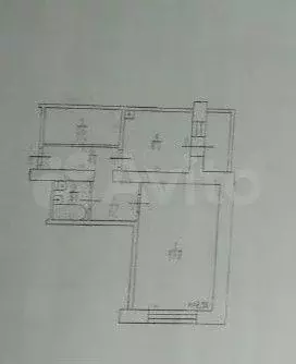 1-к. квартира, 44,6 м, 3/4 эт. - Фото 0