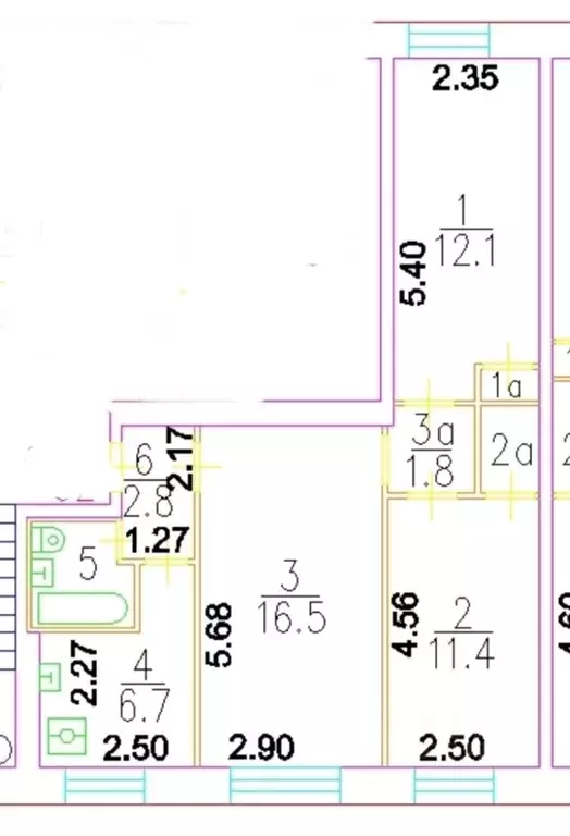 3-к кв. Москва ул. Бочкова, 6К1 (55.6 м) - Фото 0