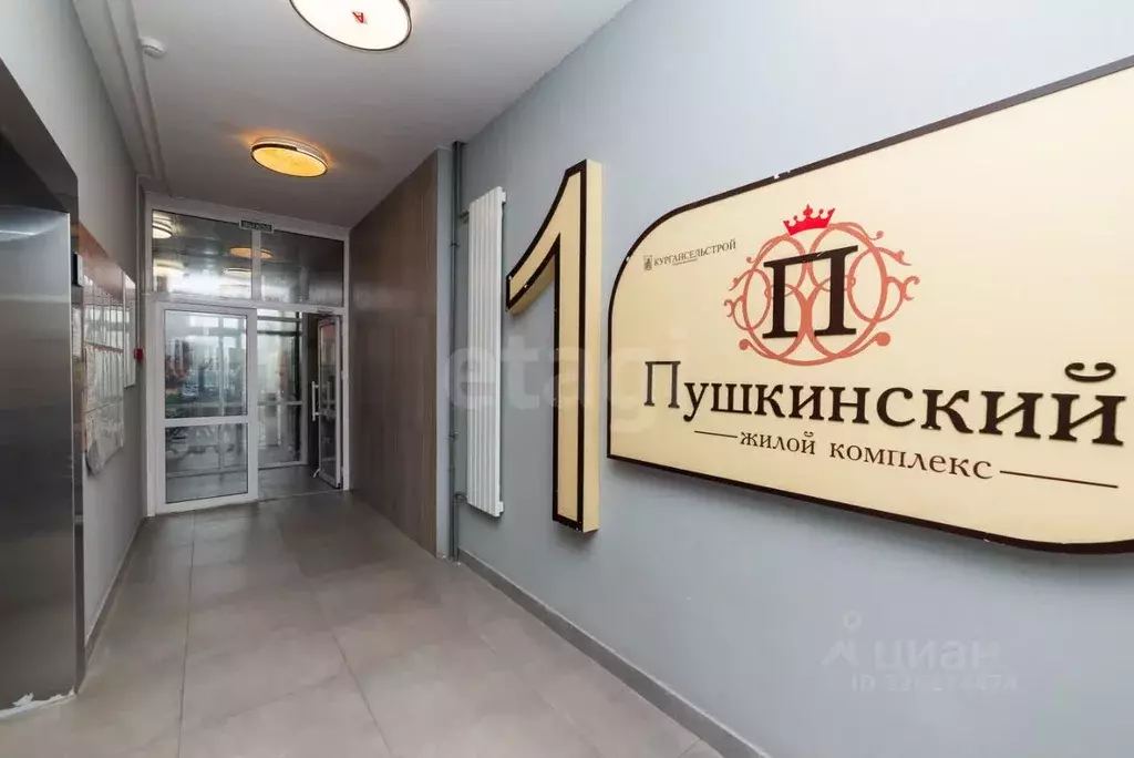 Студия Курганская область, Курган ул. Пушкина, 9 (31.4 м) - Фото 1