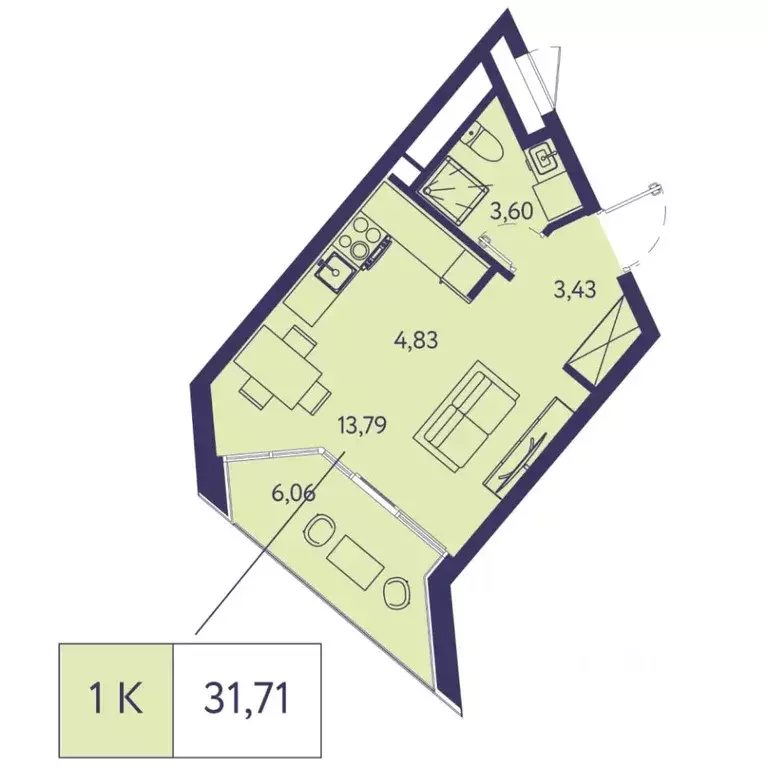 Студия Крым, Ялта муниципальный округ, Виноградное пгт Новая Ливадия ... - Фото 0