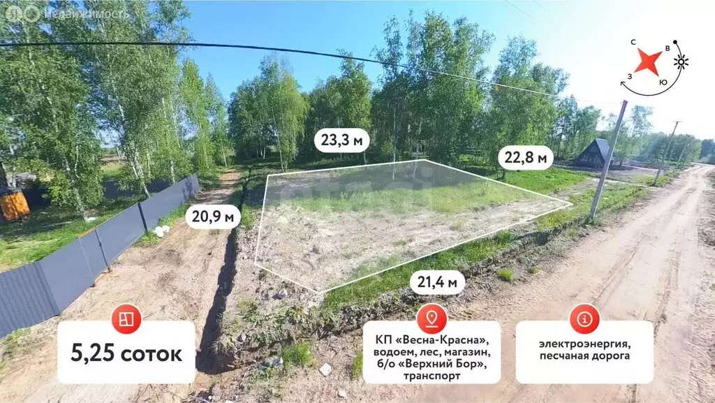 Участок в Нижнетавдинский район, село Средние Тарманы (5.25 м) - Фото 1