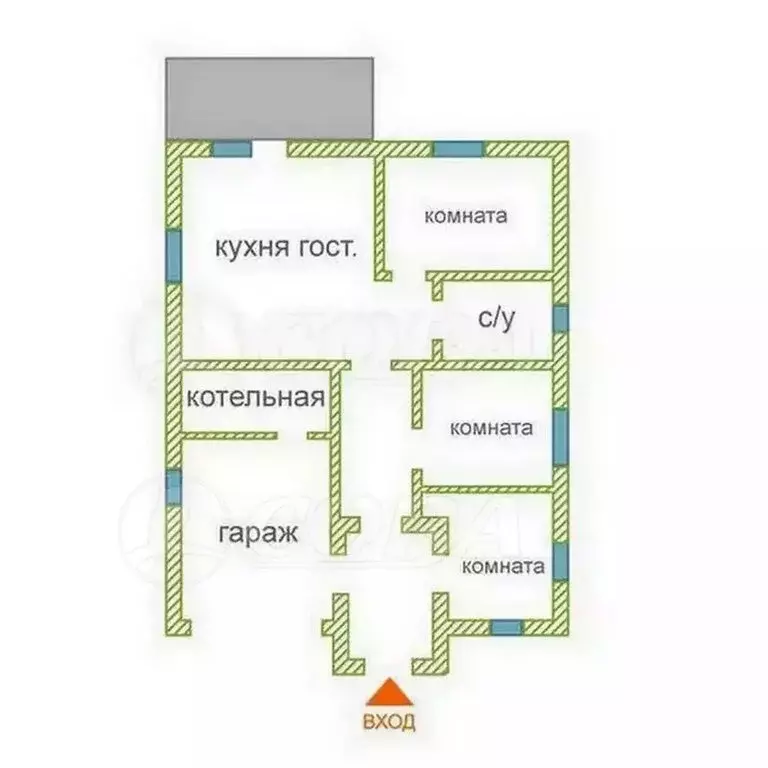 Дом в Тюменский муниципальный округ, деревня Коняшина (130 м) - Фото 2