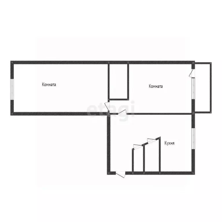 2-к кв. Иркутская область, Иркутск Юбилейный мкр, 75 (47.2 м) - Фото 2