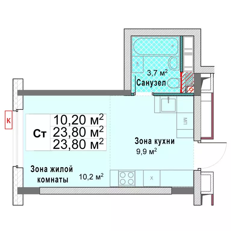 Квартира-студия: Нижний Новгород, Сормовский район, квартал ... - Фото 0