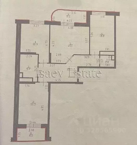 3-к кв. Московская область, Котельники проезд 2-й Покровский, 4к2 ... - Фото 2