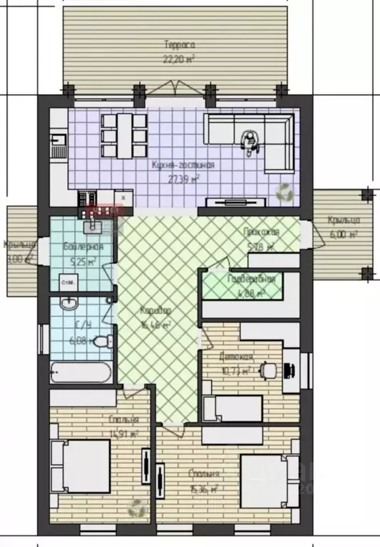 Дом в Рязанская область, Рязанский муниципальный округ, с. Дубровичи, ... - Фото 2