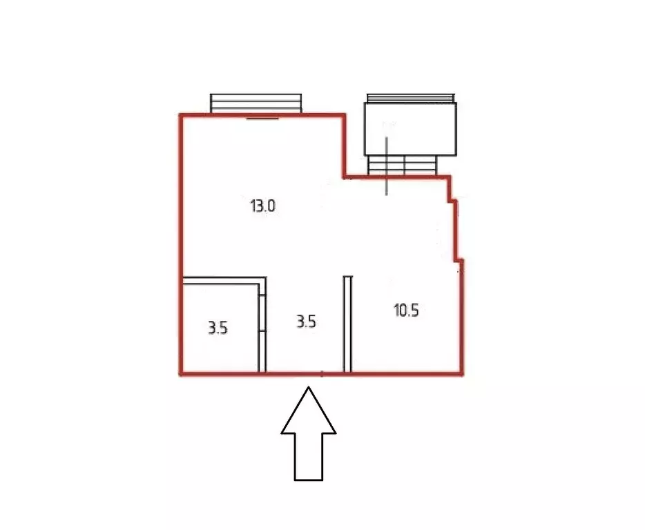 Квартира-студия: Зеленоградск, Пригородная улица, 21 (33 м) - Фото 0