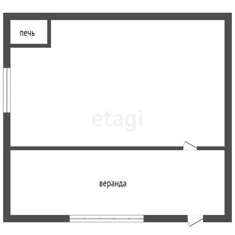 Дача, 13.4 м - Фото 1