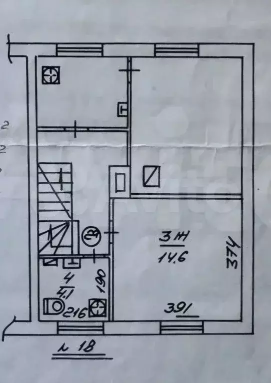 1-к. квартира, 18,7 м, 2/2 эт. - Фото 0