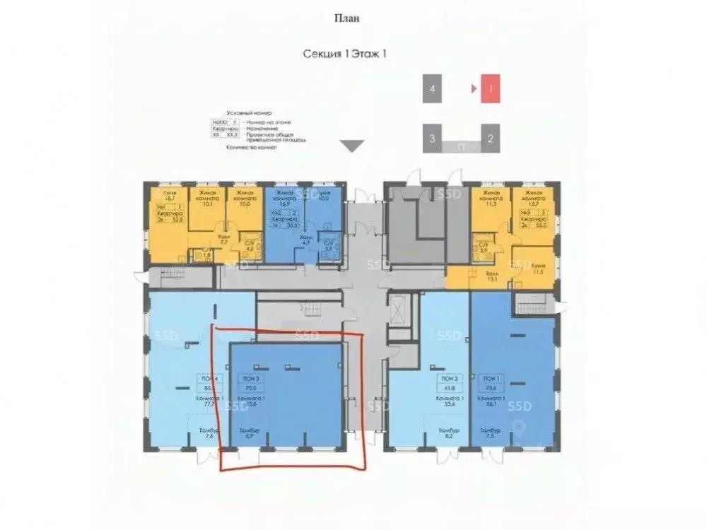 Торговая площадь в Московская область, Красногорск городской округ, ... - Фото 2