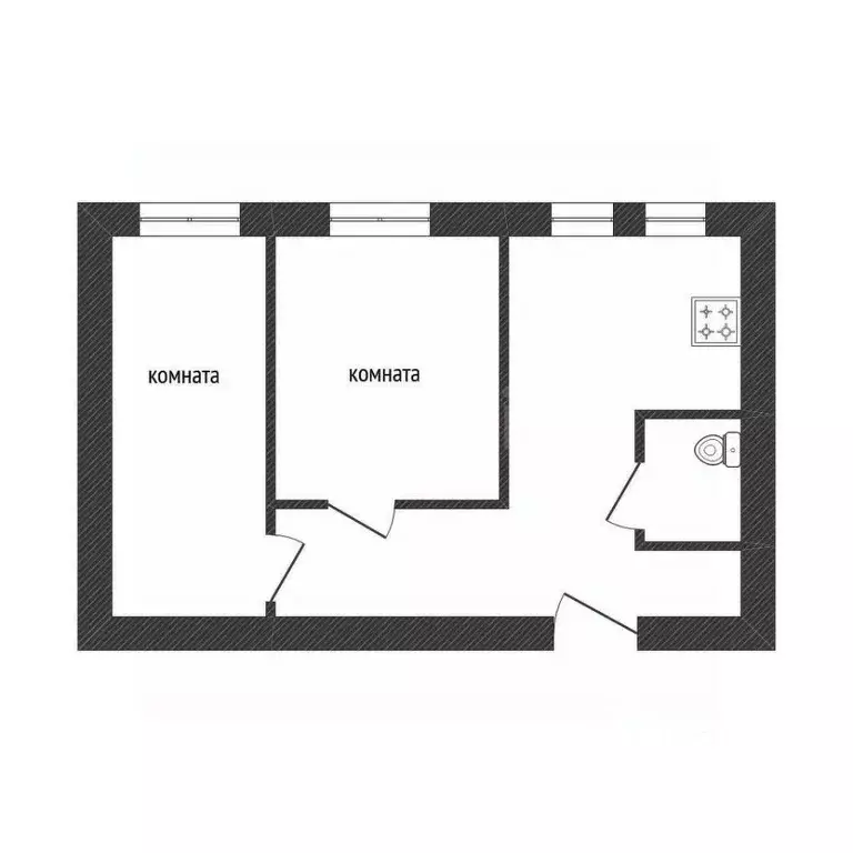 3-к кв. Ленинградская область, Волхов Волгоградская ул., 15 (52.4 м) - Фото 1