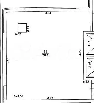 Офис, 76.5 м - Фото 0