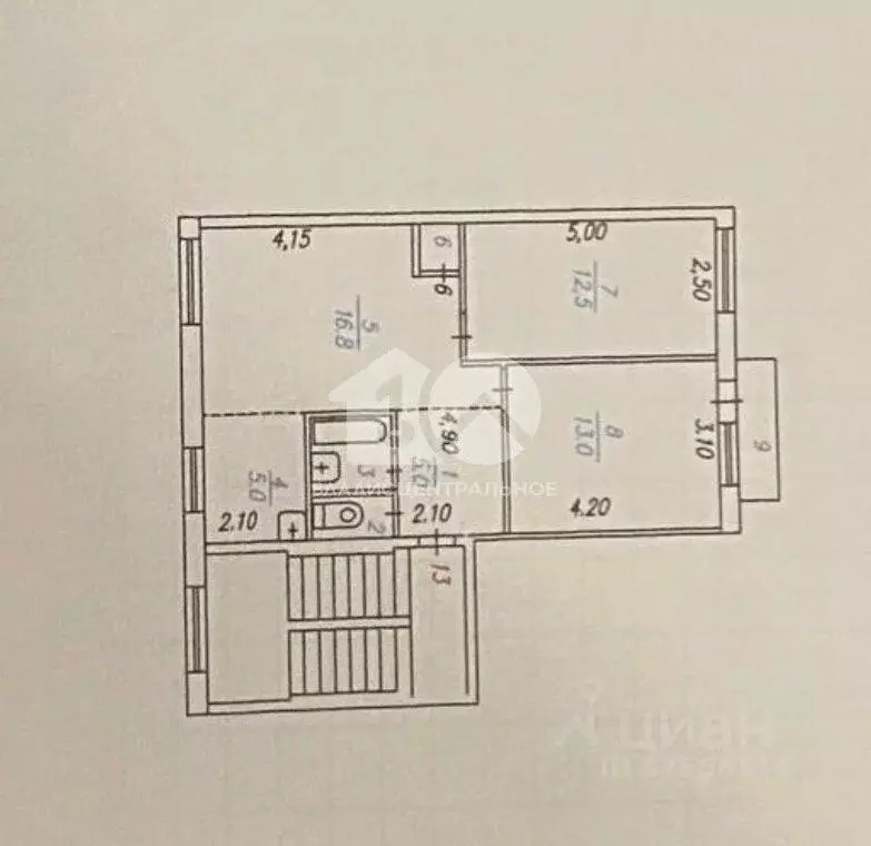 3-к кв. Новосибирская область, Искитимский район, Линево городское ... - Фото 2