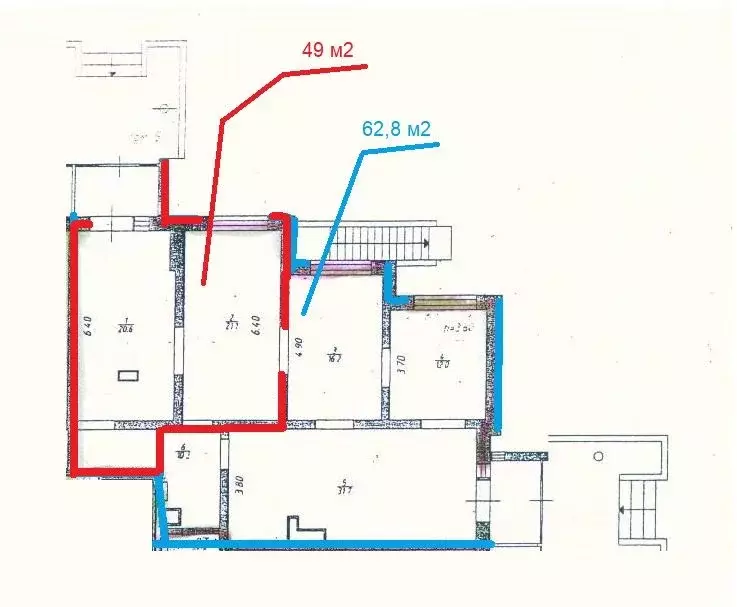 Торговая площадь в Московская область, Одинцово ул. Чистяковой, 48 ... - Фото 1