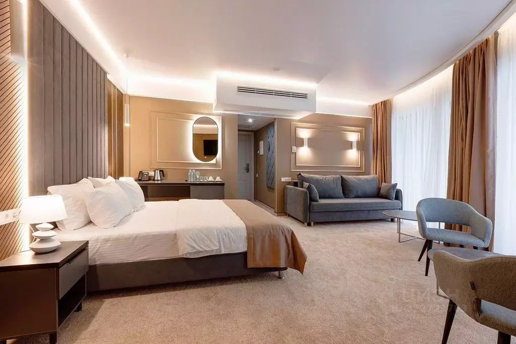 Студия Краснодарский край, Сочи ул. Просвещения, 104Б (37.3 м) - Фото 1