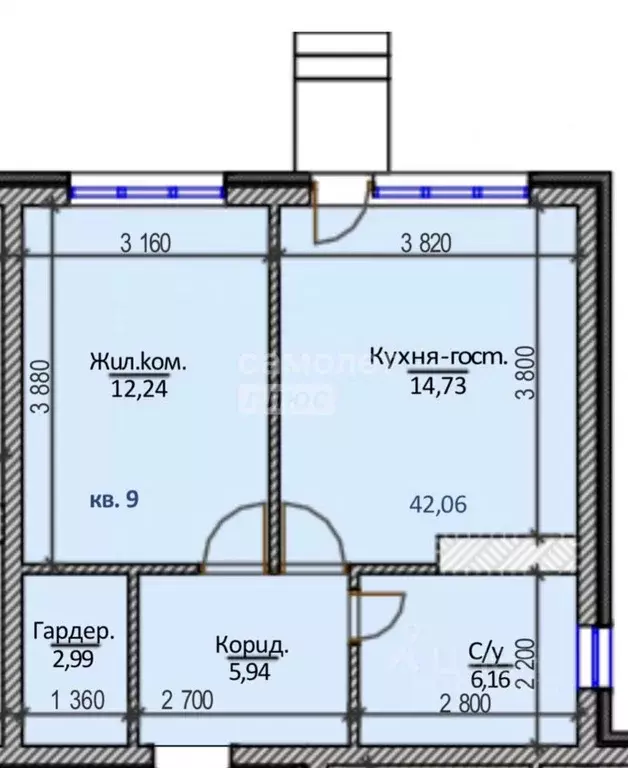 Дом в Краснодарский край, Новороссийск городской округ, Семигорский ... - Фото 2
