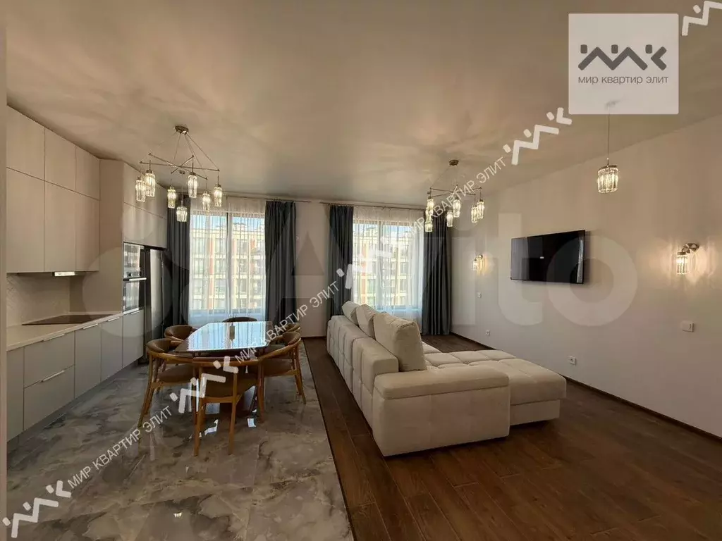 3-к. квартира, 98 м, 7/8 эт. - Фото 1