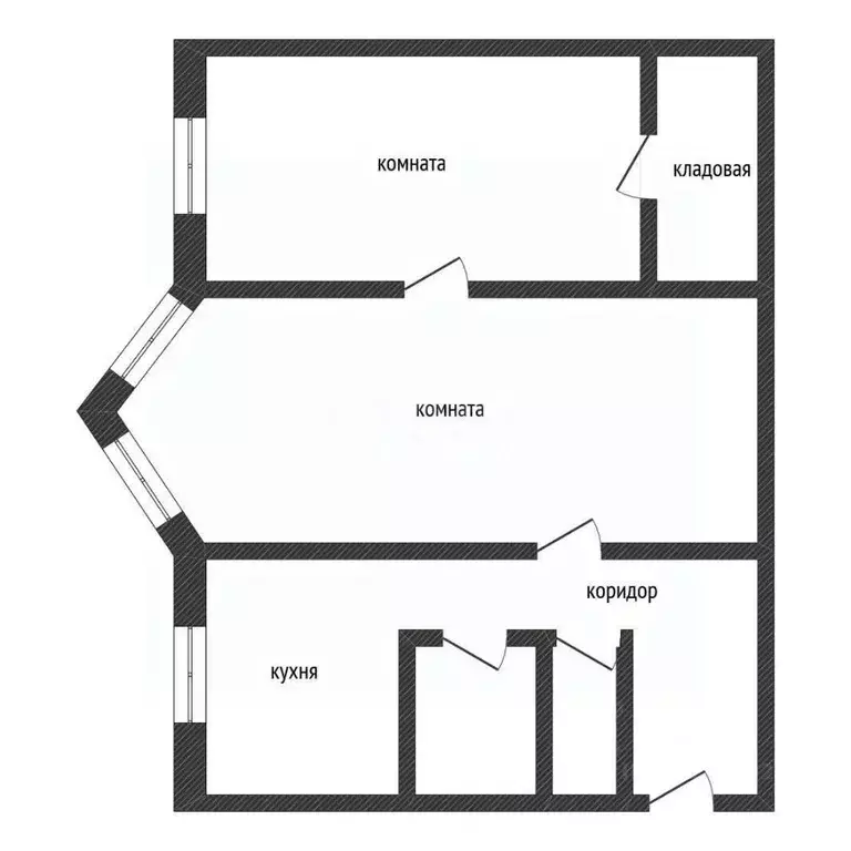 2-к кв. Ленинградская область, Кириши просп. Ленина, 12 (44.0 м) - Фото 0