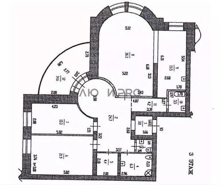 3-к кв. Алтайский край, Барнаул Комсомольский просп., 40 (151.2 м) - Фото 2