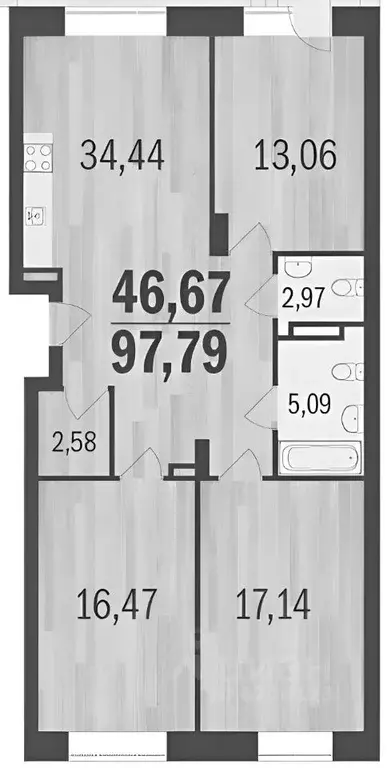 3-к кв. Нижегородская область, Нижний Новгород Большая Покровская ул., ... - Фото 2