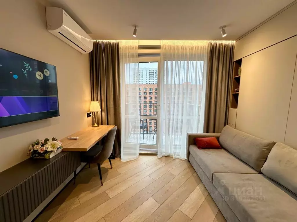 Студия Москва Боровское ш., 2к5 (22.5 м) - Фото 1