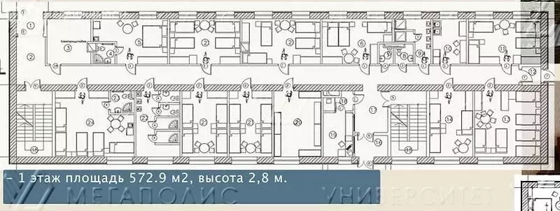 Офис (573 м) - Фото 1