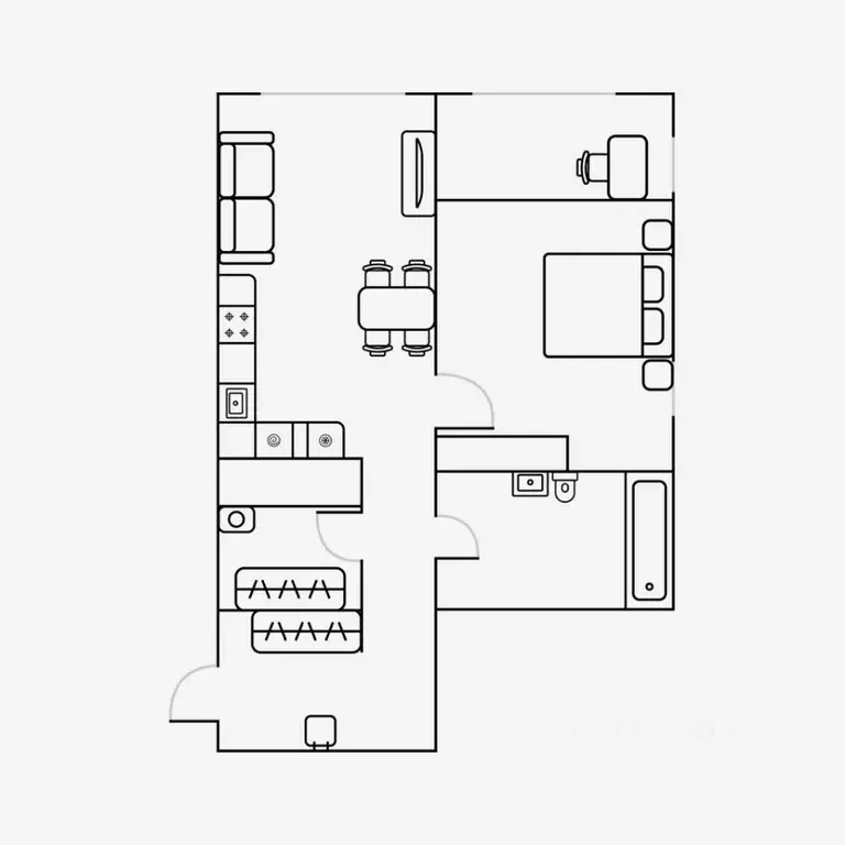 2-к кв. Свердловская область, Екатеринбург ул. Шаумяна, 24 (50.0 м) - Фото 1