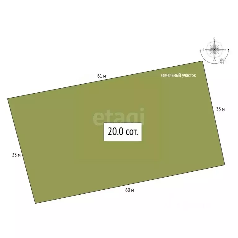 Участок в Алтай, Майминский район, с. Подгорное ул. Прибрежная (20.0 ... - Фото 2