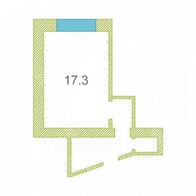 1-комнатная квартира: Тюмень, Олимпийская улица, 15 (26 м) - Фото 2