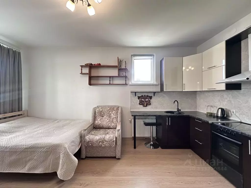 Студия Санкт-Петербург аллея Арцеуловская, 23к1 (27.0 м) - Фото 2