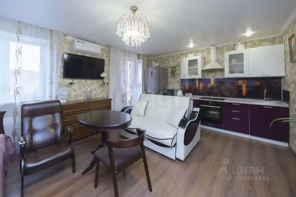 Студия Тюменская область, Тюмень ул. Пермякова, 79 (30.5 м) - Фото 1