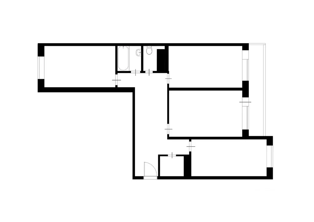 3-к кв. Москва Новочеремушкинская ул., 23К1 (95.0 м) - Фото 1