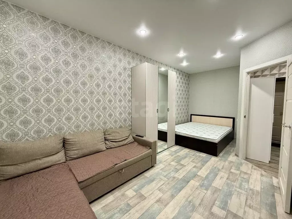 1-к кв. Татарстан, Казань ул. Николая Ершова, 66В (34.0 м) - Фото 1