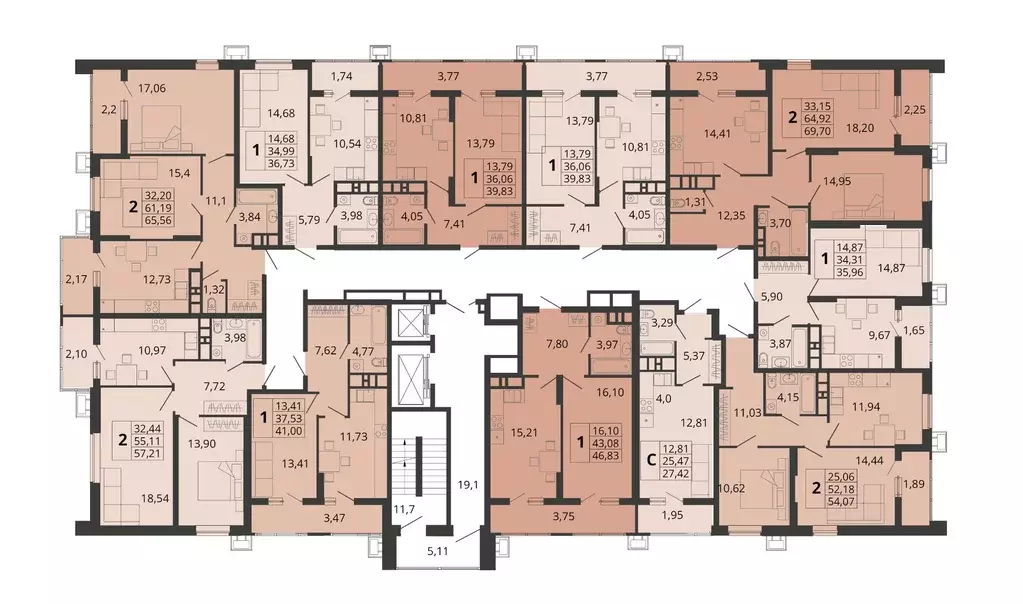 2-к кв. Краснодарский край, Краснодар пос. Знаменский, Родные Просторы ... - Фото 1