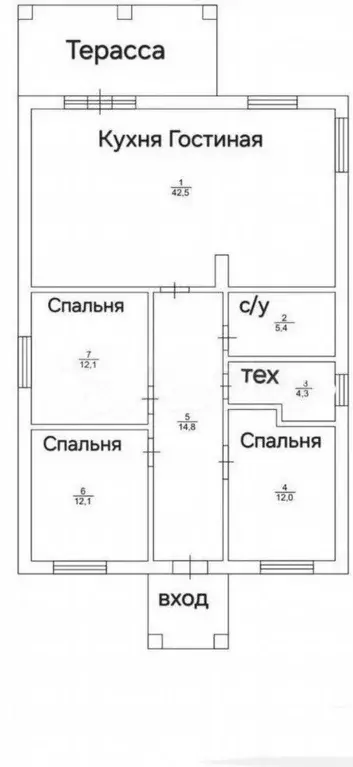 Дом 130 м на участке 10 сот. - Фото 0