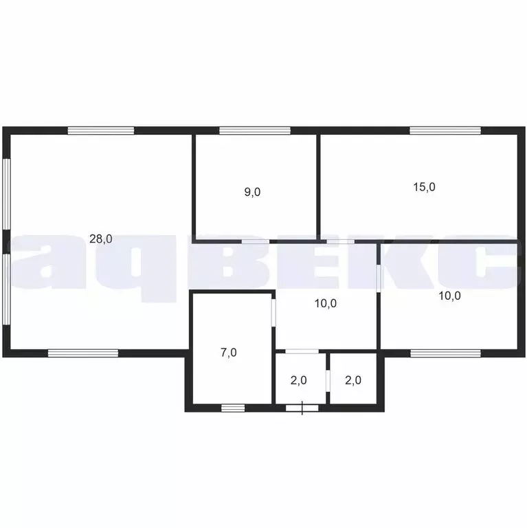 Дом в Куйвозовское сельское поселение, КП Белкино (82 м) - Фото 2