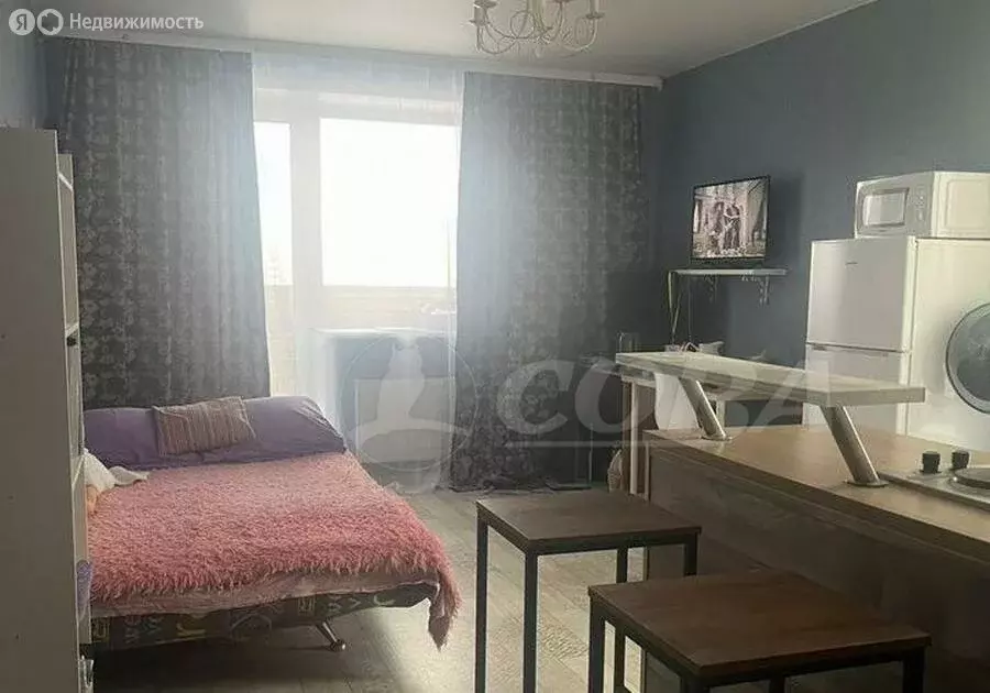 Квартира-студия: Тобольск, 15-й микрорайон, 42 (28 м) - Фото 1