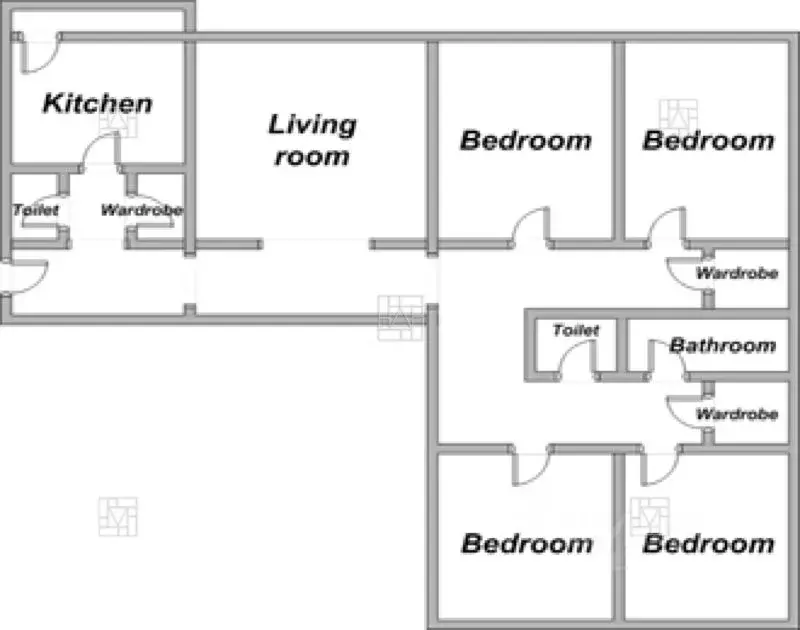 5-к кв. Москва 2-я Тверская-Ямская ул., 54 (200.0 м) - Фото 2