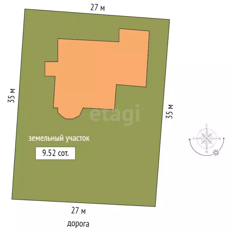 Дом в Вологодская область, Вологда Луч СНТ, 64 (304 м) - Фото 2